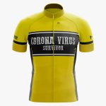 JERSEY DE CICLISMO COVID-19 AMARILLO UNISEX
