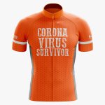 JERSEY DE CICLISMO COVID-19 NARANJA UNISEX