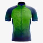JERSEY DE CICLISMO VERDE AZUL UNISEX