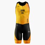 TRAJE DE TRIATLON AMARILLO NEGRO UNISEX