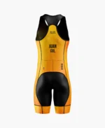 TRAJE DE TRIATLON AMARILLO NEGRO UNISEX - Image 2
