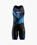 TRAJE DE TRIATLON LINEAS AZUL NEGRO UNISEX