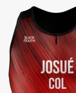 TRAJE DE TRIATLON ROJO NEGRO UNISEX - Image 3