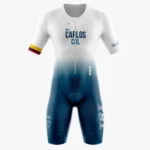TRAJE DE TRIATLON BLANCO AZUL UNISEX