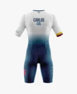 TRAJE DE TRIATLON BLANCO AZUL UNISEX - Image 2