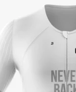 TRAJE DE TRIATLON BLANCO NEGRO DINAMICO UNISEX - Image 3