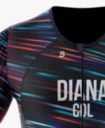 TRISUIT DE TRIATLON NEGRO CON LINEAS NEON UNISEX - Image 3