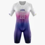 TRAJE DE TRIATLON MORADO DEGRADADO UNISEX