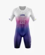 TRAJE DE TRIATLON MORADO DEGRADADO UNISEX