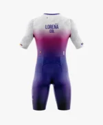 TRAJE DE TRIATLON MORADO DEGRADADO UNISEX - Image 2